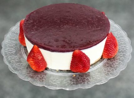 Cheesecake de Frutas Vermelhas DIET