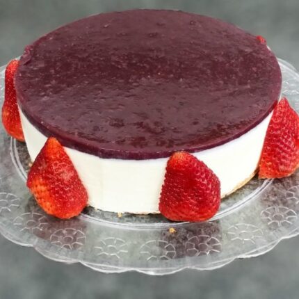 Cheesecake de Frutas Vermelhas DIET