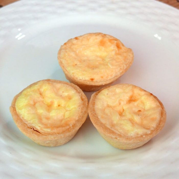 Mini Quiche de Alho-poró