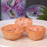 Mini Quiche de Presunto e Queijo