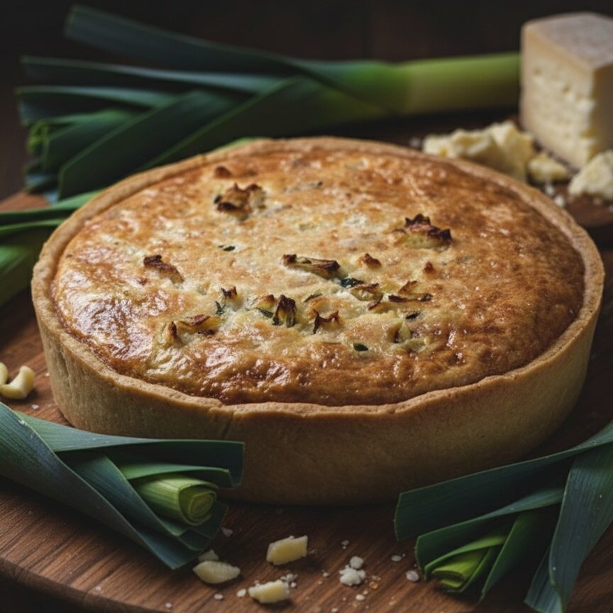Quiche de Alho poró